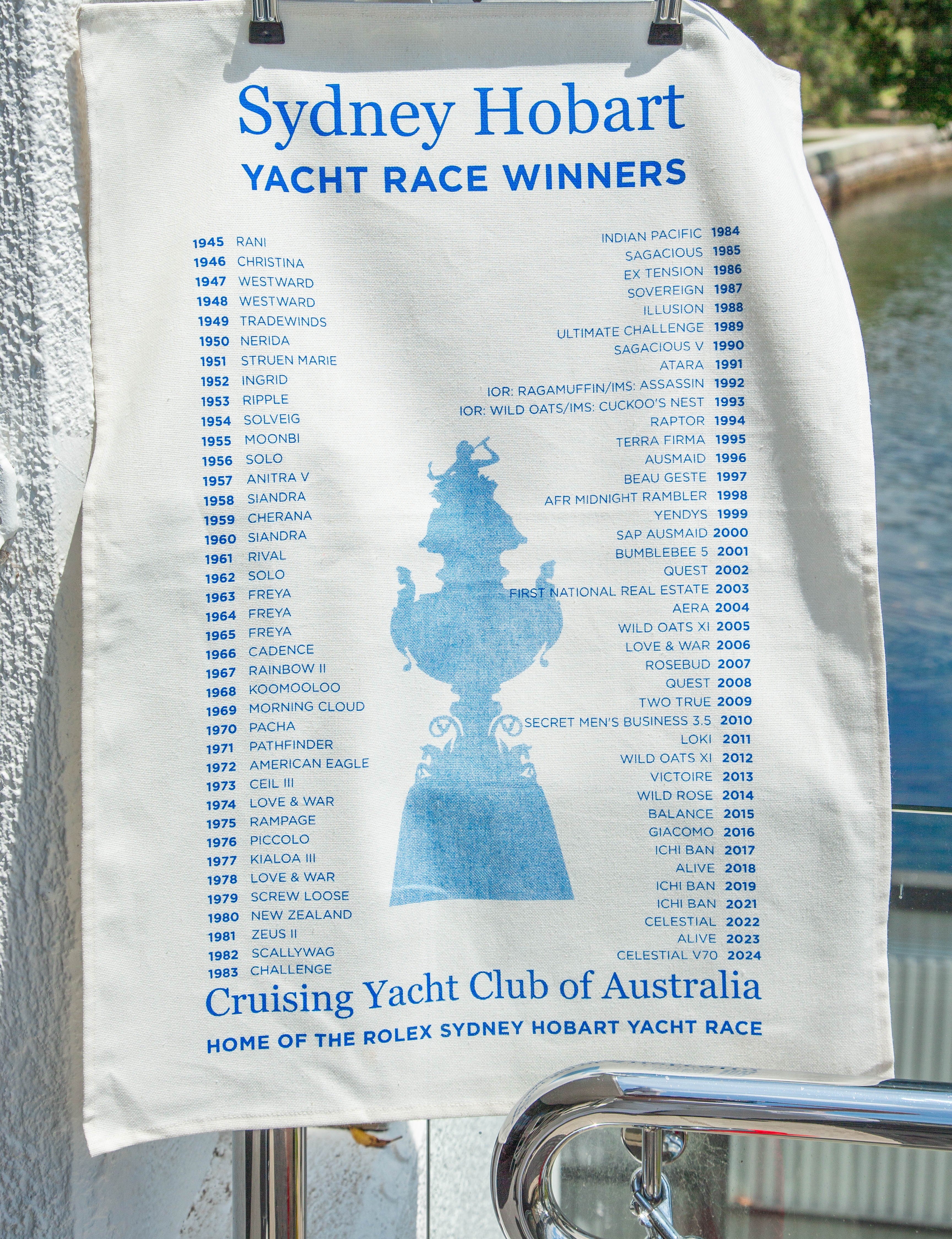 RSHYR 2025 previous Tattersall Cup Winners tea towel (1945-2024)