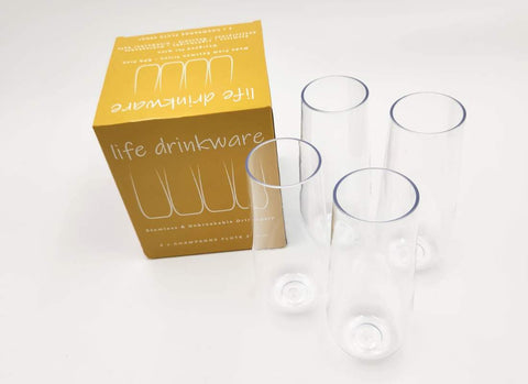 CYCA champagne flutes
