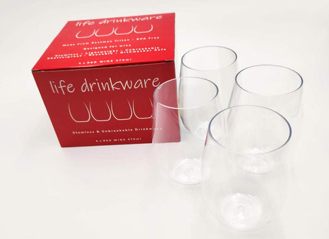 CYCA Life Drinkware - 4 x red wine glasses